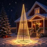  LED božićno drvce 385 cm 1148 LED lampica Topla bijela Željezo - 385 cm | shoptok.hr
