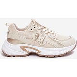 Boto Women's Sneakers On A Chunky Sole Beige Davira | shoptok.hr