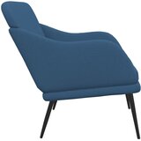  Klupa plava 110 x 76 x 80 cm od tkanine | shoptok.hr