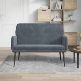 vidaXL Klop temno siva 108x79x79 cm žamet Cene
