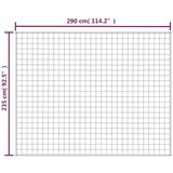 vidaXL Teška deka siva 235x290 cm 11 kg od tkanine Cijene