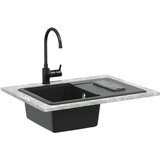  Umivaonik Crna 670 x 460 mm Granit | Eponuda.com