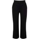 Trendyol Curve Black Striped Woven Trousers | Shoptok.si