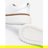 Sergio Leone White leather platform sneakers by | ePonuda.com