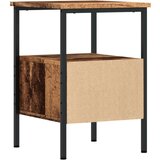 vidaXL Nočna omarica starinski les 34x36x50 cm inženirski les | Shoptok.si