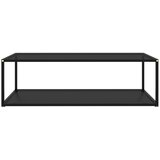 Furnova Klubska mizica črna 120x60x35 cm kaljeno steklo, (21914857) | Shoptok.si