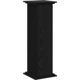 vidaXL Stalak za biljke Crni hrast 33x33x100 cm Inženjersko drvo | shoptok.hr