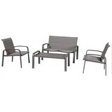 Hesperide SET VRTNOG NAMJEŠTAJA ELYN 64X31X116CM ALUMINIJ/PVC/POLIETILEN/POLIURETAN SMEĐA 4/1 Cijene