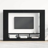 TV ormar Zidne Crni hrast 152 x 22 x 113 cm Konstruirano drvo | Eponuda.com