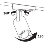 SPOT svetiljka za šinski sistem MINOR 1xGU10/10W/230V crna | Eponuda.com