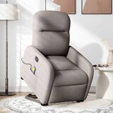 Maison Chic Električni masažni naslanjač - Relax naslanjač s funkcijo vstajanja taupe, (22042586) Cene