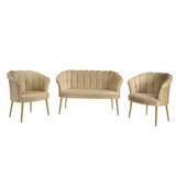 Atelier Del Sofa sofa i fotelja daisy gold metal light brown Cene