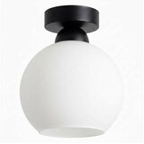 Brilagi LED plafonsko svetlo RETRO GLASS 1xE27/60W/230V Ø 15 cm crna/bela | Eponuda.com