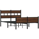 vidaXL Okvir kreveta bez madraca smeđa boja hrasta 120 x 200 cm drveni | shoptok.hr