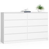 AKORD KOMODA K160 8SZ CLP BELE, (21703122) Cene