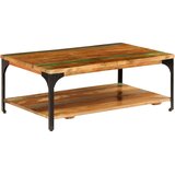  Stolić za kavu s policom od obnovljenog drva 100 x 60 x 35 cm | Eponuda.com