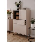 Livetastic VISOKA KOMODA, črna, peščene barve | Shoptok.si