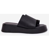 EVENTO Ladies Platform Slippers With Decorative Detail Black Linosea | Shoptok.si