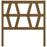  Uzglavlje za krevet boja meda 81 x 4 x 100 cm masivna borovina | shoptok.hr