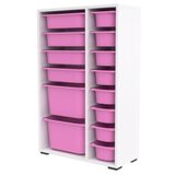 Hanah home višenamenska polica rine 2D4K8U white pink v2 | ePonuda.com
