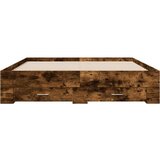  Okvir kreveta s ladicama boja hrasta 160 x 200 cm drveni | shoptok.hr