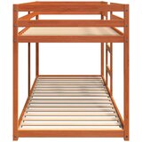  Krevet na kat voštano smeđi 75 x 190 cm od masivne borovine | shoptok.hr