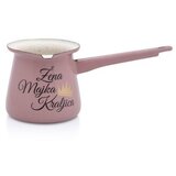 Metalac džezva Žena majka kraljica, 11cm/ 0,70lit, 7 kava u