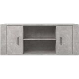TV omarica betonsko siva 100x35x40 cm inženirski les, (20731184) | Shoptok.si