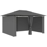 Vrtni šator sa zavjesama 4 x 3 m antracit | shoptok.hr