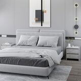 vidaXL noćni ormarići 2 kom siva boja betona 45x34,5x44,5 cm iverica Cijene