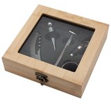 SET ZA VINO - 5 DIJELOVA U BAMBUS KUTIJI | Shoptok.si