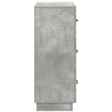  Predalna omara Betonsko siva 66 x 34,5 x 87 cm Inženirski les, (5000232567) | Shoptok.si