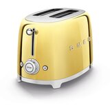 Smeg TSF01GOEU 2-Schlitz-Toaster Kompakt 50's Retro Style, Gold | Shoptok.si
