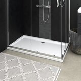 vidaXL Pravokotna ABS tu&scaron; kad bela 70x120 cm cene