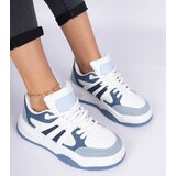 Gemre Blue women's sneakers with chunky laces Bartella | Shoptok.si