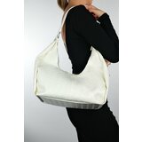 LuviShoes LAY Women's White Shoulder Bag cene