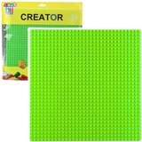  Ploča za slaganje kockica 25.5x25.5 cm - svjetlo zelena | Shoptok.si