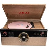 Akai gramofon, FM radio, CD player, Kazetofon, USB,SD, BT, zvučnici, ATT-300CC | shoptok.hr