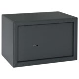 vidaXL Varnostna omara s ključavnico Temno siva 20x31x20 cm Jeklo | Shoptok.si