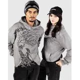 Creeper Pulover s kapuco grey wash