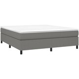  Okvir za krevet s oprugom tamnosivi 180x200 cm od tkanine | Eponuda.com