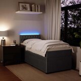 Box spring krevet s madracem tamnosivi 100x200 cm baršunasti | shoptok.hr