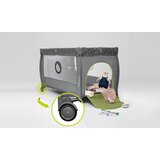 Lionelo potovalna posteljica 2v1 Stefi Plus, sivo-bela | Shoptok.si