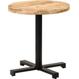 Bistro stolić okrugli Ø 70 x 75 cm od grubog drva manga | shoptok.hr