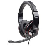 Slušalice sa mikrofonom GEMBIRD MHS-001 glossy black | Eponuda.ba