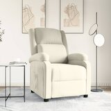 vidaXL Naslonjač krem baršunasti | shoptok.hr