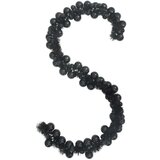 vidaXL Garland od božićnih kuglica Crna 186 cm Polistiren | shoptok.hr