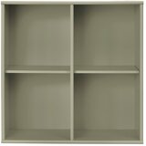 Hammel Furniture Kaki zelen stenski regal 140x140x27 cm Mistral – | Shoptok.si