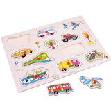  Drvene puzzle vozila 12 elemenata | Eponuda.com