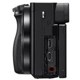 Sony digitalni fotoaparat ILCE6100LB Alfa 6100LB serije E s senzorjem APS-C (body + objektiv SELP1650) | Shoptok.si